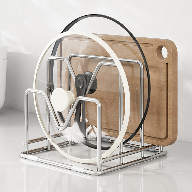 304不锈钢多功能锅盖架