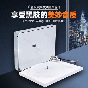 Wang 良王Turntable 01BuT吉来黑胶唱片机内置唱放和蓝牙高度风2M