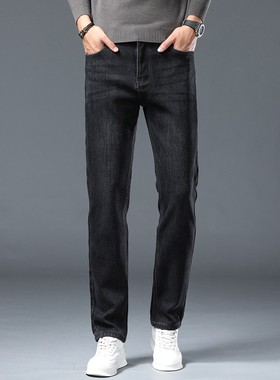 T冬季加绒加厚保暖舒适百搭时尚牛仔裤911