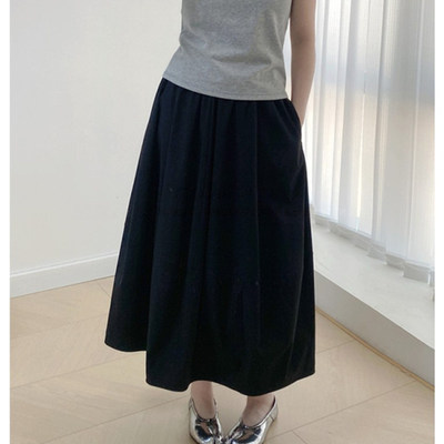 大码宽松显瘦A字花苞半身裙