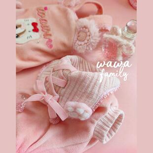 娃娃大家庭宠物服装hellokitty翻领绑带外套与背带耳朵外套