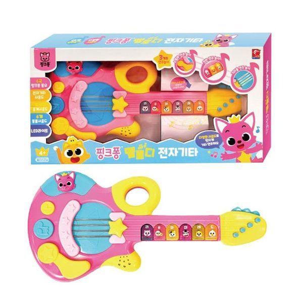 满158包邮韩国玩具pinkfong碰碰狐 电子吉他玩具