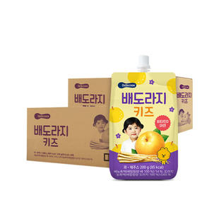 韩国宝宝零食bebecook大容量桔梗梨汁200g