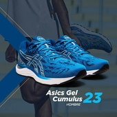 缓震跑步鞋 ASICS亚瑟士Gel c23缓冲透气慢跑 男款 Cumulus