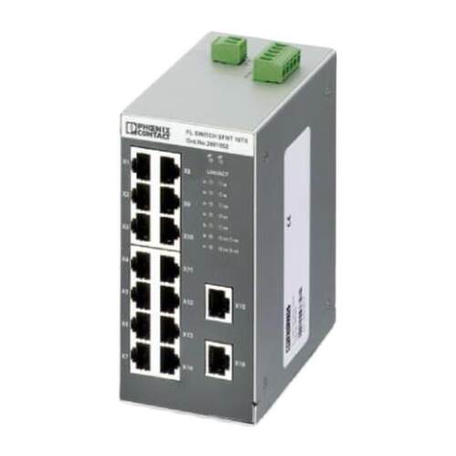 议价菲尼克斯非管理型百兆16口宽温交换机FL SWITCHSFNT 16TX-289
