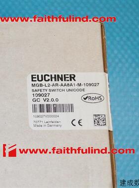 议价Euchner 109027 安士能全新安全模块 MGB-L2-AR-AA8A1-M-1090