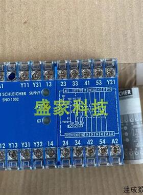 议价原装正品德国施莱西尔SN0 1002安全继电器SNO1002-24现货询价