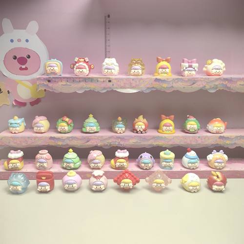 手办淘气包冬日限定盲袋盲盒可爱萌粒潮玩手办圣诞公仔礼物摆件