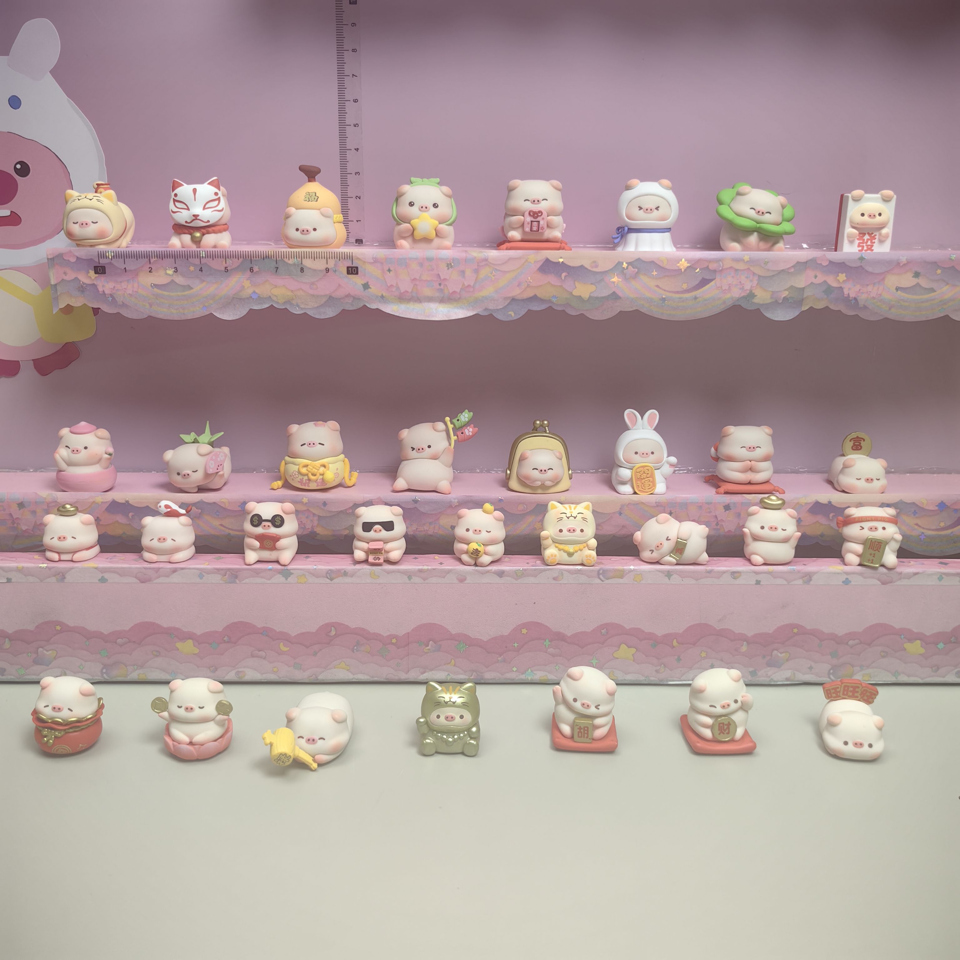 宝运猪猪一代 宝运猪猪二代祈福物语吸吸乐盲盒萌粒磁吸冰箱贴