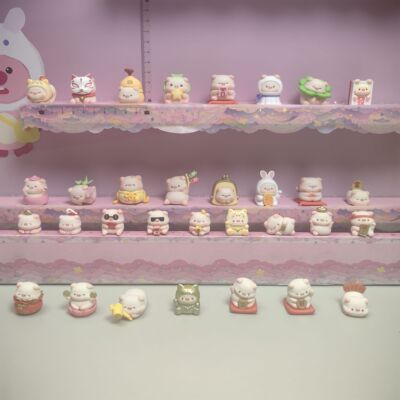 宝运猪猪一代 宝运猪猪二代祈福物语吸吸乐盲盒萌粒磁吸冰箱贴