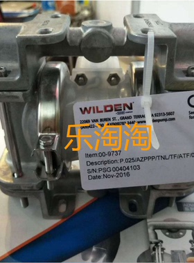 威尔顿气动隔膜泵 威尔顿 P.025/AZPPP/TNL/TF/ATF/0014