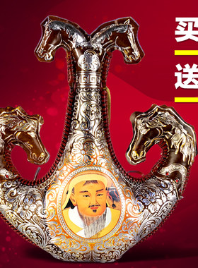 马奶酒皮壶38度内蒙古特产正宗