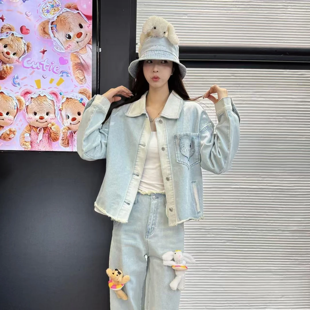 13D小熊E新款设计感牛仔外套