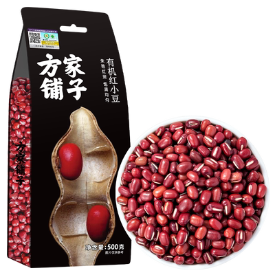 方家铺子有机红小豆500g/米