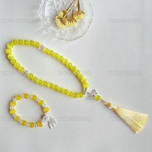 新款猫眼泰斯比哈33颗套装回族女款念珠手串节日礼物手链10mm珠子