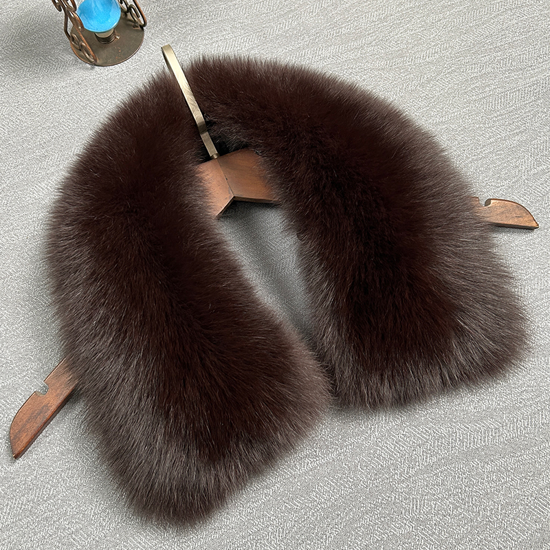 进口狐狸毛领子男女翻领通用