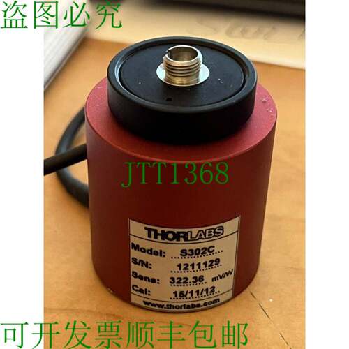 原装供应Thorlabs S302C 检测器头带 FC 充电器