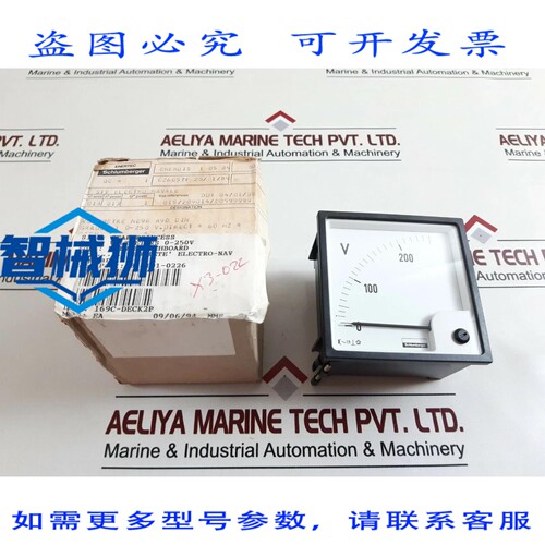 原装供应 斯伦贝谢 S2624 4865 型电压表 0-250V