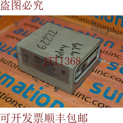 原装供应42MTB-5004 PHOTOSWITCH 终端底座数量！
