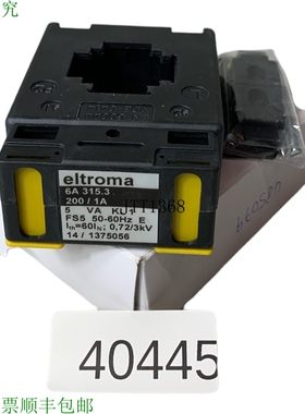 原装供应Eltroma 6a 315.3.200/1a 科连特变压器