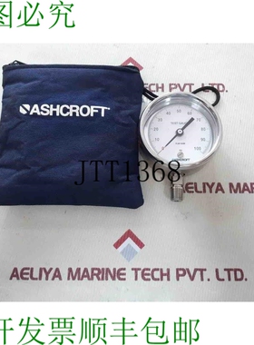 原装供应Ashcroft .5 PSI 解析测试仪表 16233 01 0 - 100 ADJ