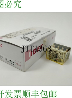Idec RH4B-ULDC24V 继电器可拆卸 4PDT 10A 24VDC 10 Scp