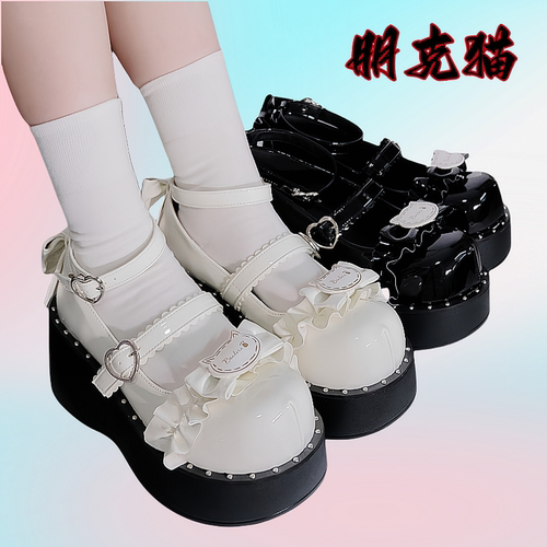 松糕厚底洛丽塔朋克风原创正品