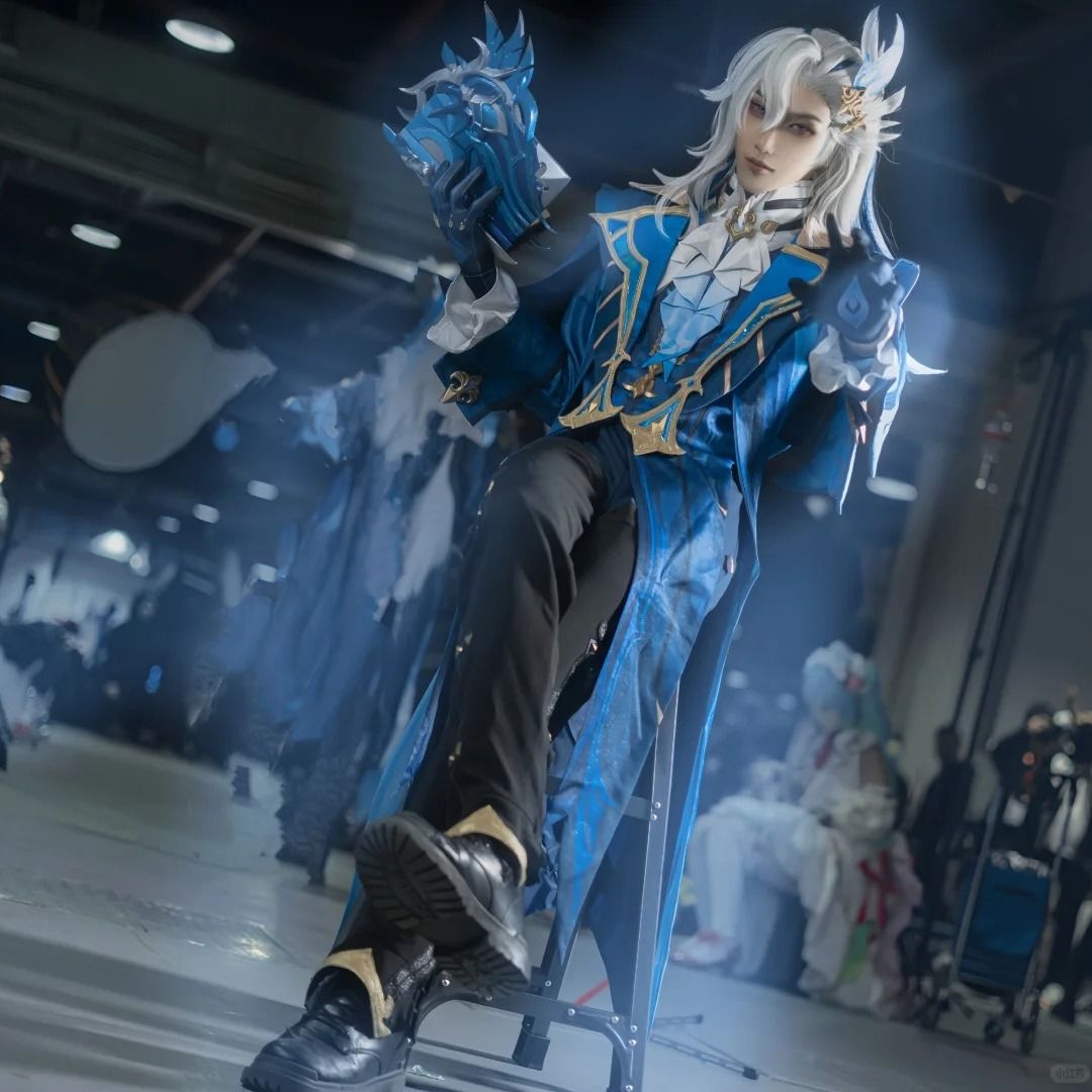 游戏原神那维莱特水龙王cosplay服装枫丹审判官全套套装动漫男女