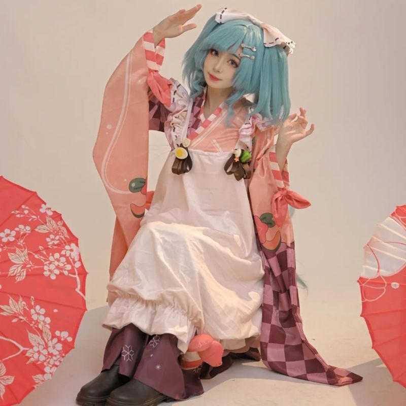 初音VOCALOID2024miku未来雪初音cosplay服动漫lolita套装男女装