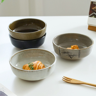 饭碗餐具 爱悦居日本进口圆钵碗陶瓷大饭碗家用泡面碗汤碗菜碗日式