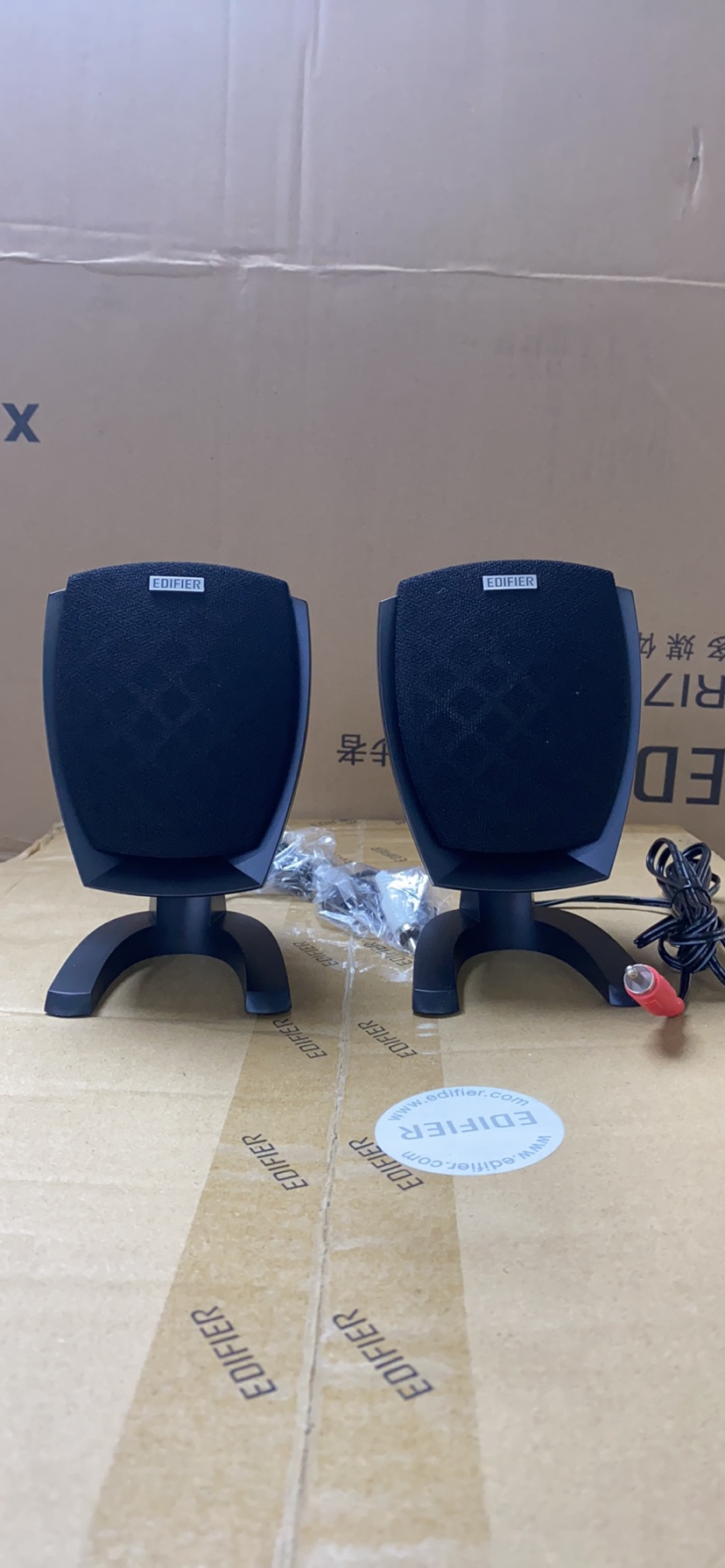 Edifier/漫步者 R201T06卫星箱维修配件原装配件漫步者小音箱