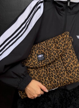 Leonikita超酷豹纹Pad13.3寸14寸16寸电子书防磕碰裥棉电源电脑包