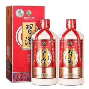 白酒贵州习白酒红习.酒53度酱香型白酒纯粮酒整箱500mlx6瓶整箱