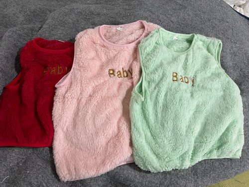 外贸原单秋冬宝宝绒马甲儿童加绒马甲背心