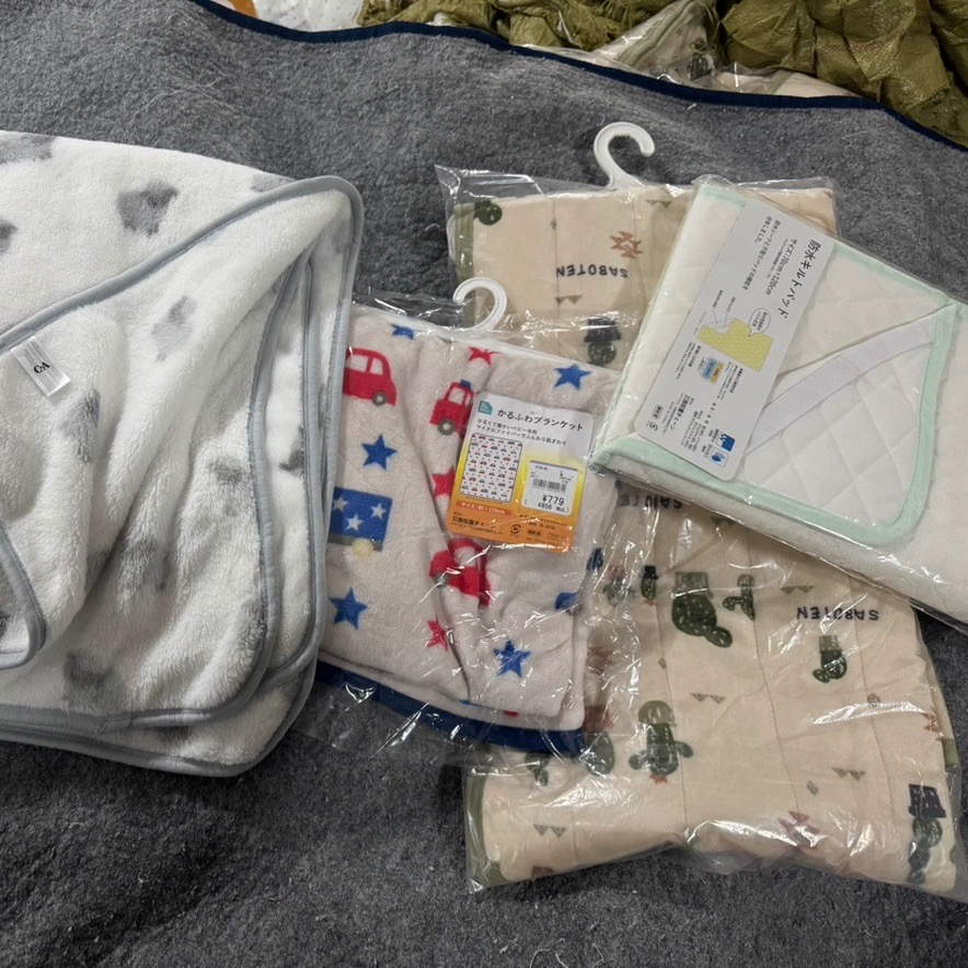 日单原单婴幼儿床品儿童床品床垫毛毯床褥