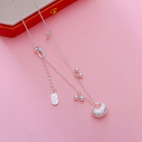 足银S999硕果项链女轻奢小众