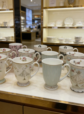 外贸高端精致英式骨瓷杯子水杯套装陶瓷马克杯情侣杯办公室杯茶杯