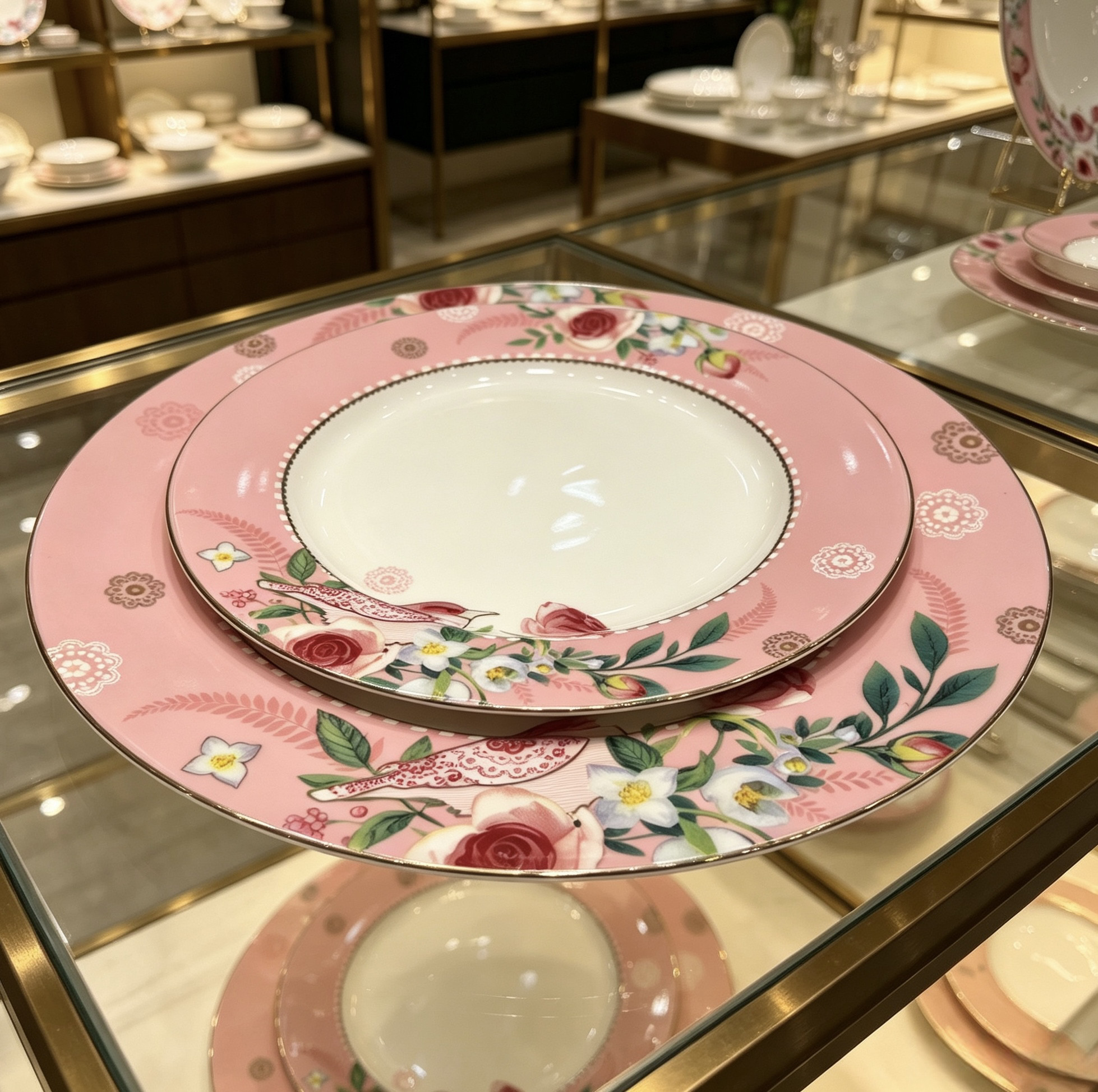 外贸出口原单盘子高级感餐具套装餐具瓷器套装