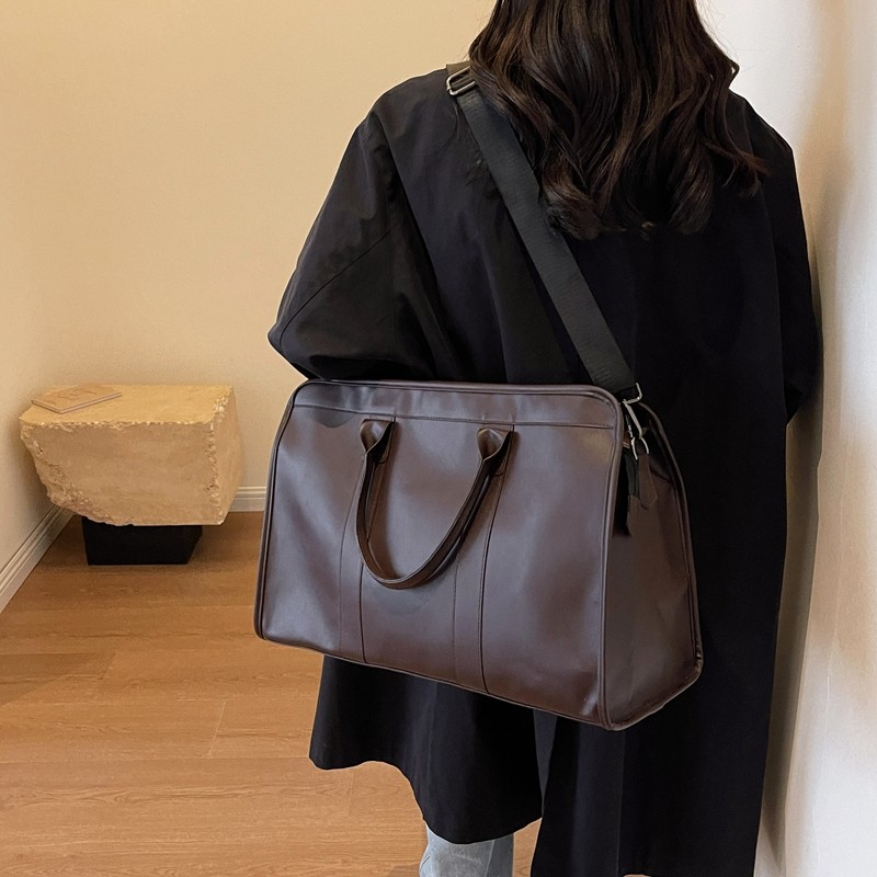 商务休闲旅行包2025新款大容量出差高级感斜挎男女通用单肩包,箱包皮具/热销女包/男包,托特包,淘宝优惠券,粉丝福利购,淘宝优惠卷