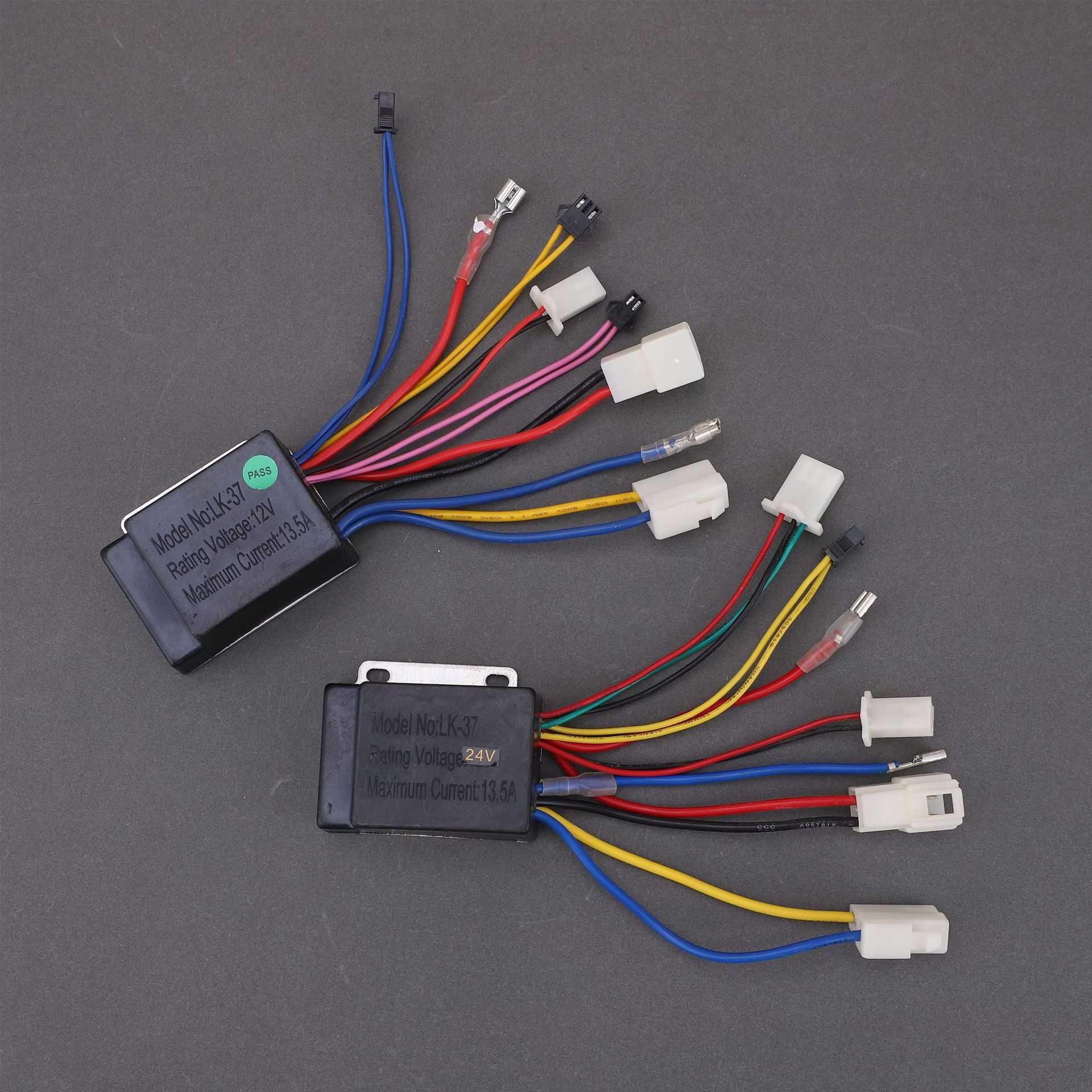 蓝天有刷控制器12V24V13.5A 三轮车控制器360度漂移儿童电动车控