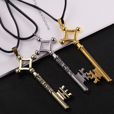 SUMENG 2023 Attack On Titan Necklace Eren Key Shingeki No