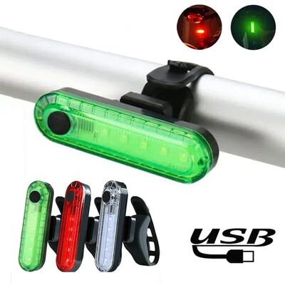 2PCS Bike Taillights USB Rechargeable Rear Lamp Ultra
