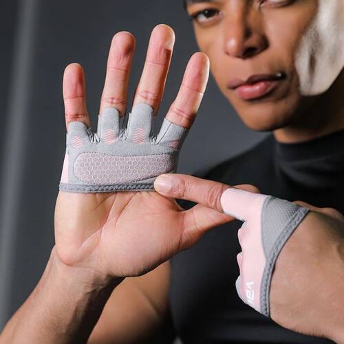 1Pair Four Finger Gloves For Weightlifting Training Men and