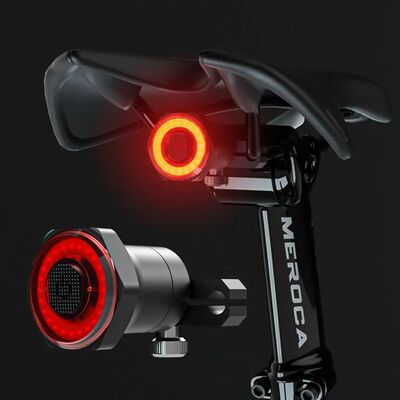 Smart Bicycle Tail Rear Light Auto Start Stop Brake IPX6