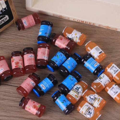 10pcs Miniature Food Play Mini Simulation Canned Orange