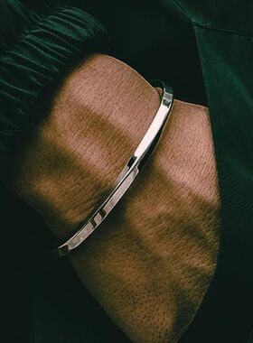 Twisted Woven Bangles for Men's Fashion Retro Bracelet