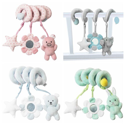 Rattles Mobile To Bed Baby Toys Cute Crib Stroller Spiral