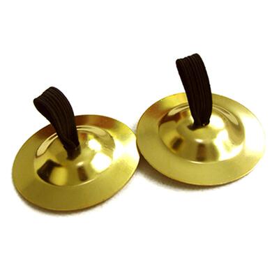 1 Pair Mini Cymbal Orff Instrument Belly Dance Finger Cymba