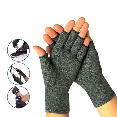 1 Pair Compression Arthritis Gloves Wrist Support Cotton