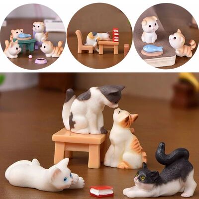 Fairy Garden Accessories Landscape Cute Kawaii Cat Pussy
